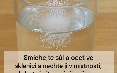 Zjistěte, jak jednoduchá směs vody, octa a soli dokáže vyčistit energii vašeho domova