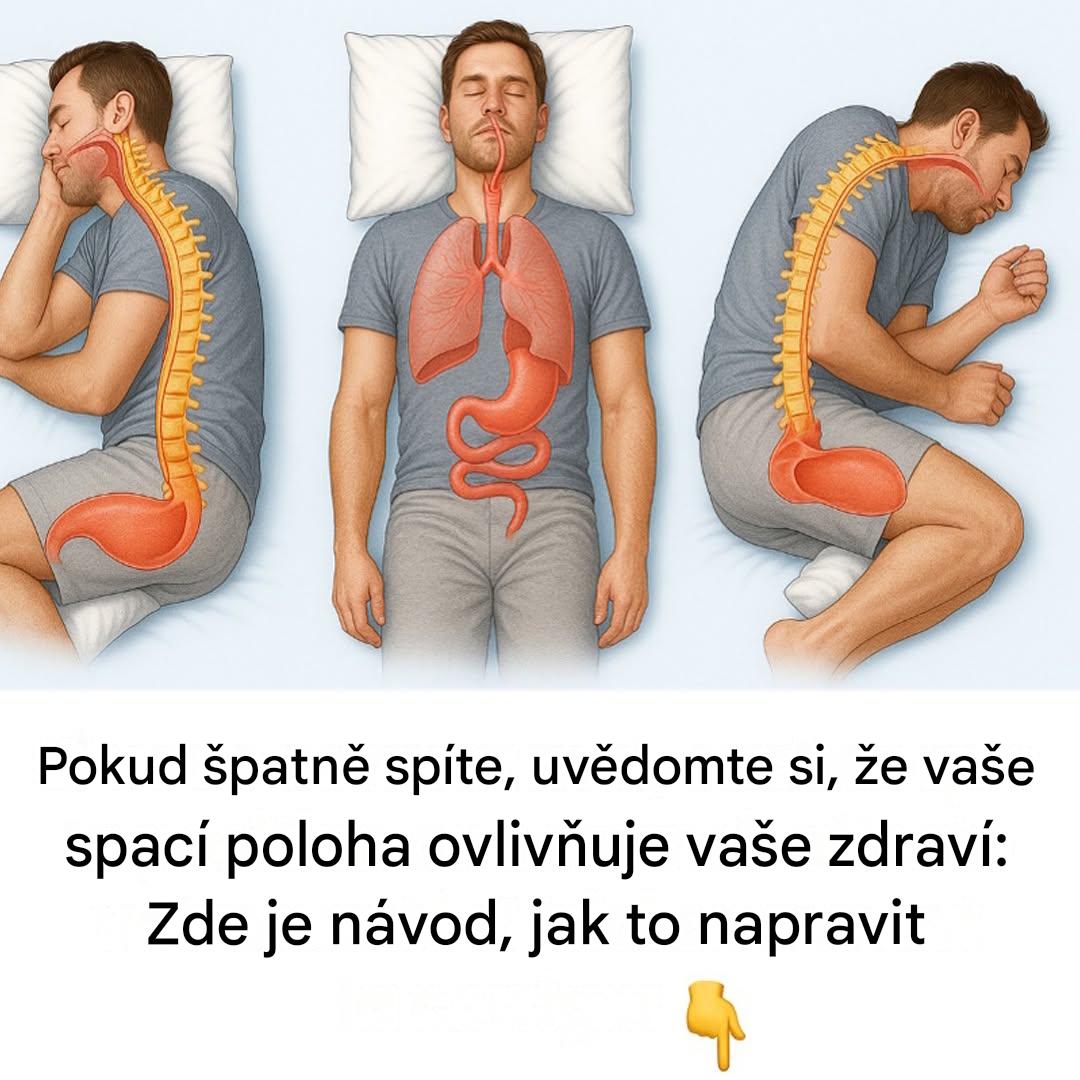 Spaní ve správné poloze: málo známé tajemství pro vaši pohodu