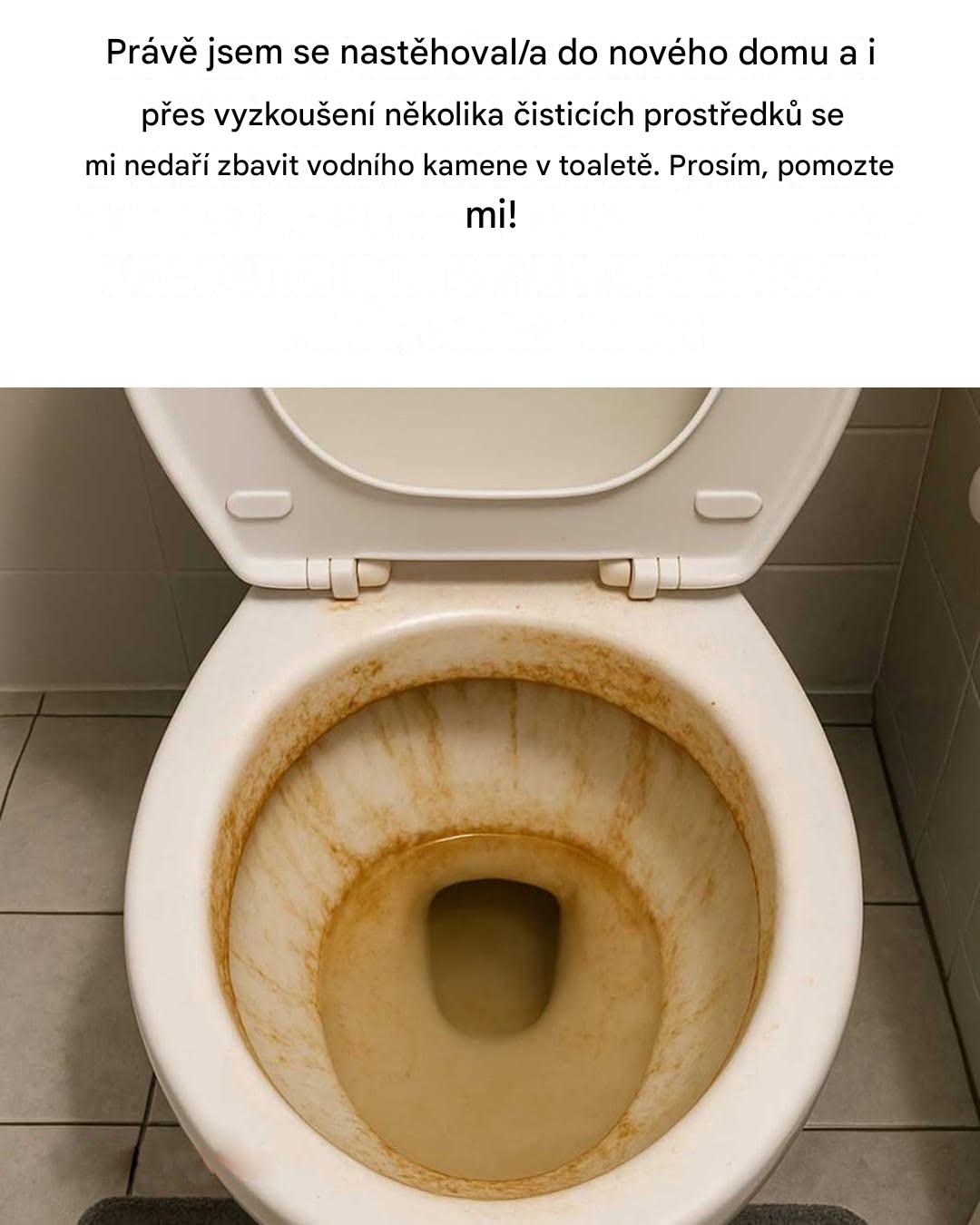 Zázračná řešení pro odstranění vodního kamene a pro zářivou toaletu