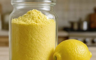 Uvolněte netušenou sílu citronové kůry: aromatický prášek s nulovým odpadem