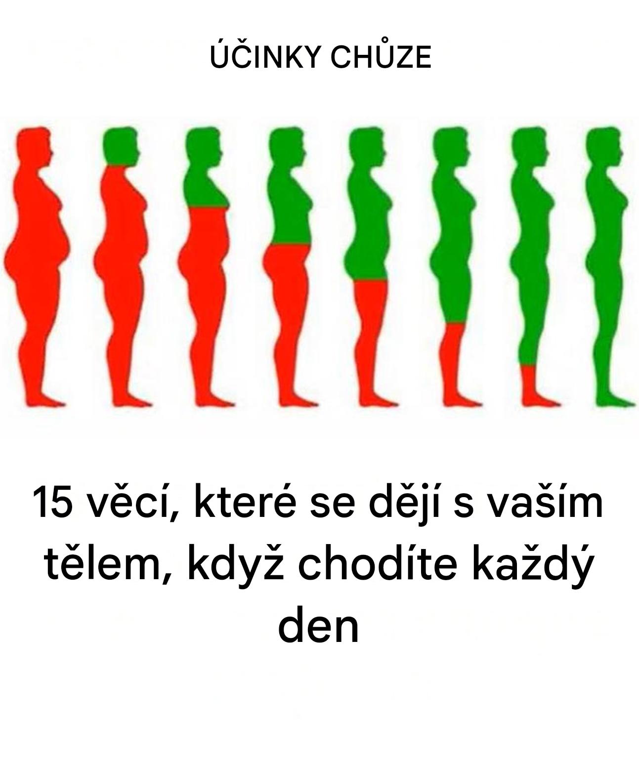 15 magických účinků jednoduché každodenní procházky na vaše tělo