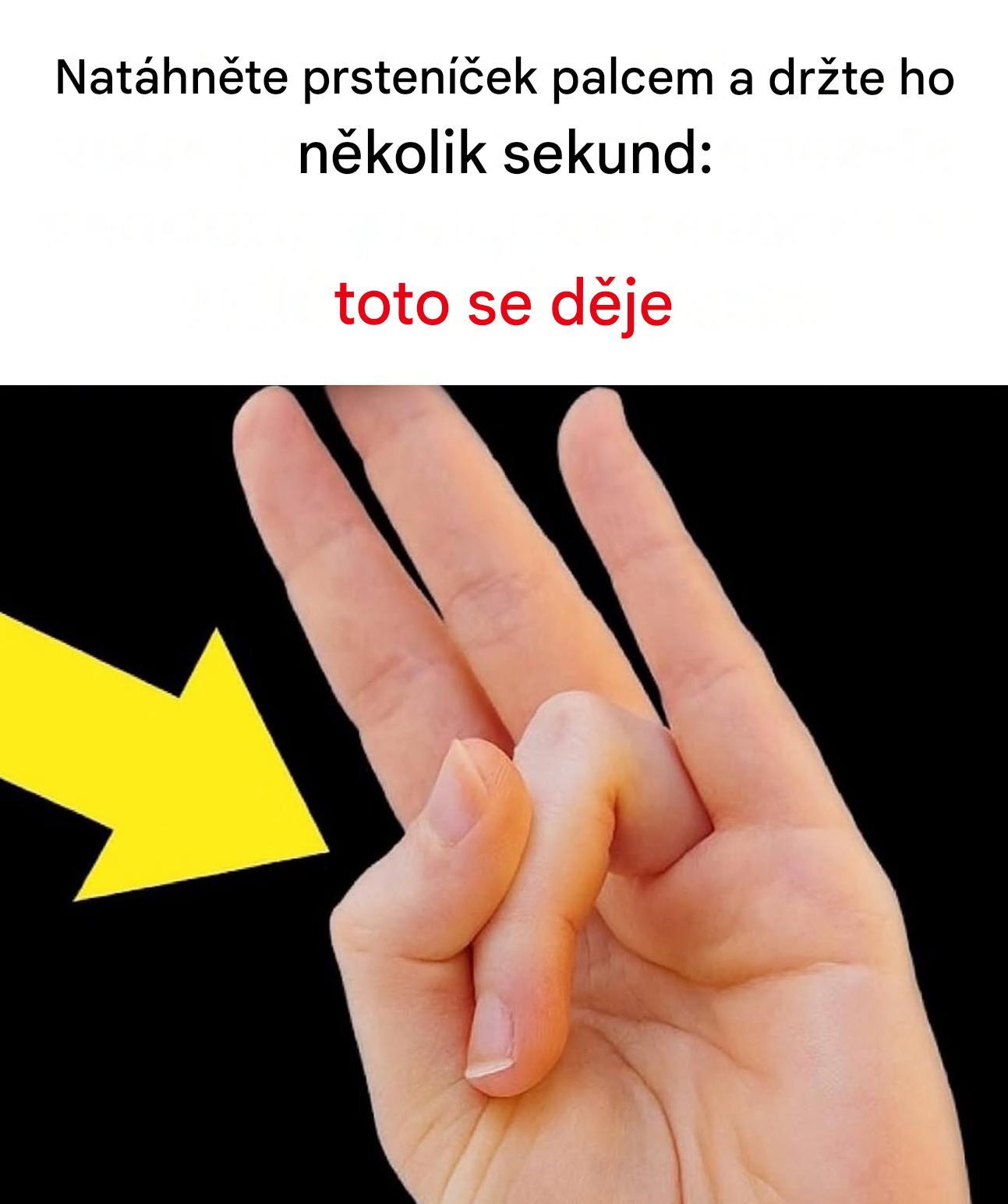 Prastaré tajemství pro zklidnění úzkosti: netušená síla prsteníčku