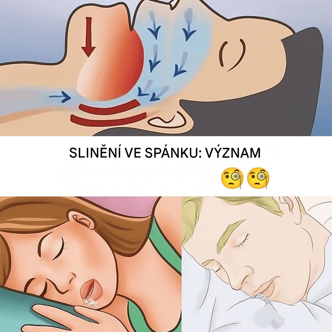 Pokud během spánku slintáte, je to signál, který vám vaše tělo dává.