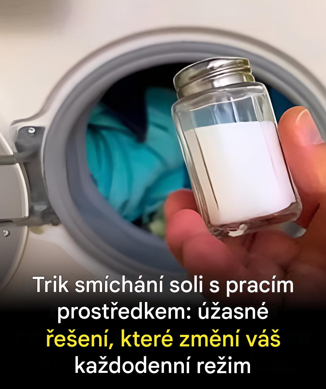Sůl: neopěvovaný spojenec pro zářivé a úsporné praní