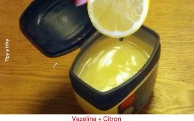 Vazelína + citron: perfektní duo pro pleť