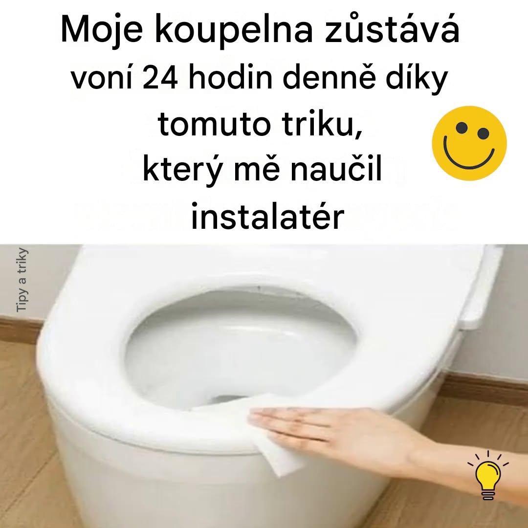Trik, který mi prozradil instalatér, jak udržet koupelnu příjemně provoněnou 24 hodin