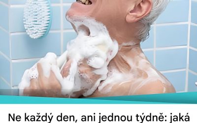 Jaká je ideální frekvence sprchování pro ochranu pokožky od 65 let?