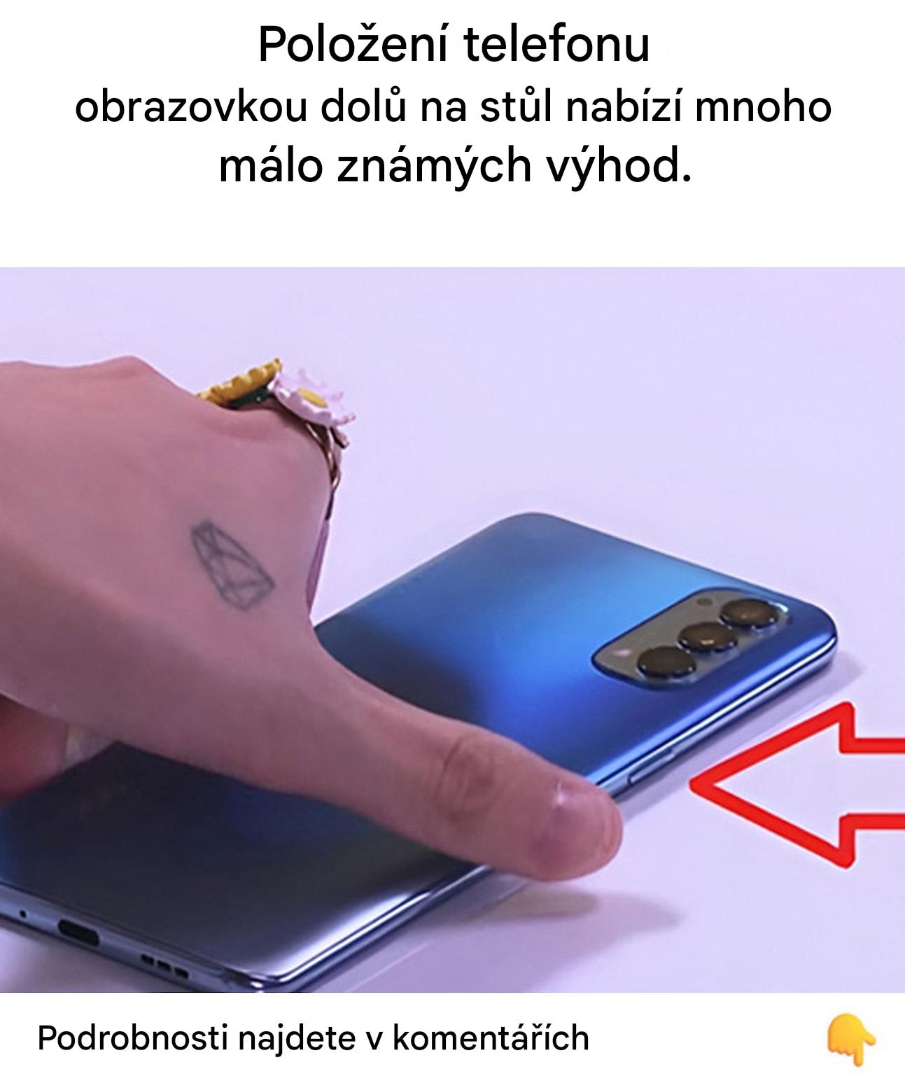Tajná póza: jak obrátit otočení mobilního telefonu, které vám zrevolucionizuje každodenní život