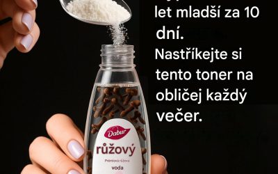 Přírodní tonikum s růžovou vodou, kurkumou a hřebíčkem: elixír pro revitalizaci a rozjasnění pleti