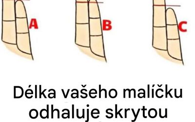 Délka vašeho malíčku může odhalit netušené aspekty vaší osobnosti