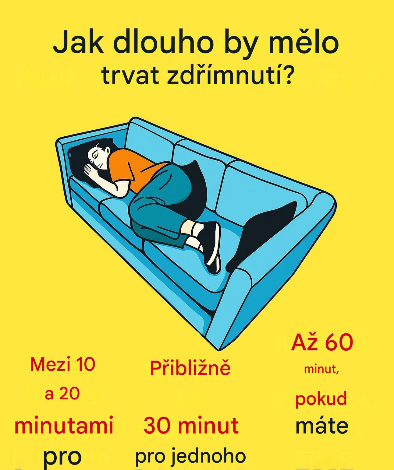 Proč je dobré si zdřímnout?