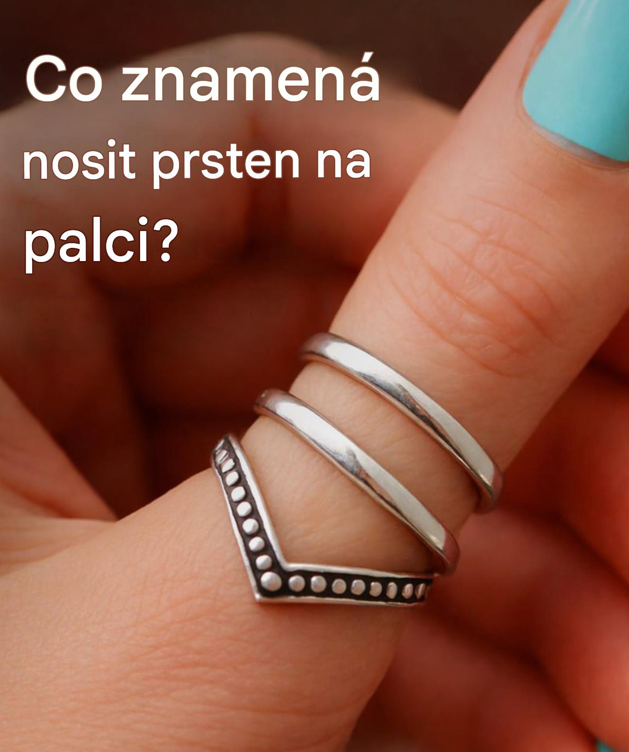 Co znamená prsten na palci a jaké poselství sděluje?