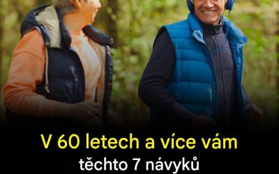 7 každodenních praktik pro udržení energie a zářivosti po šedesátce