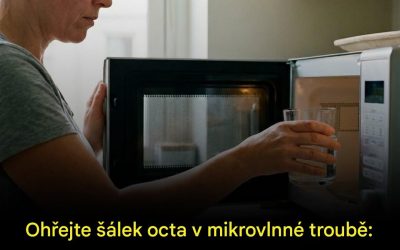 Zázračný recept na zářivě čistou mikrovlnnou troubu
