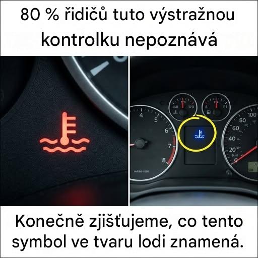 Nepřehlédněte tento symbol palubní desky ve tvaru lodi