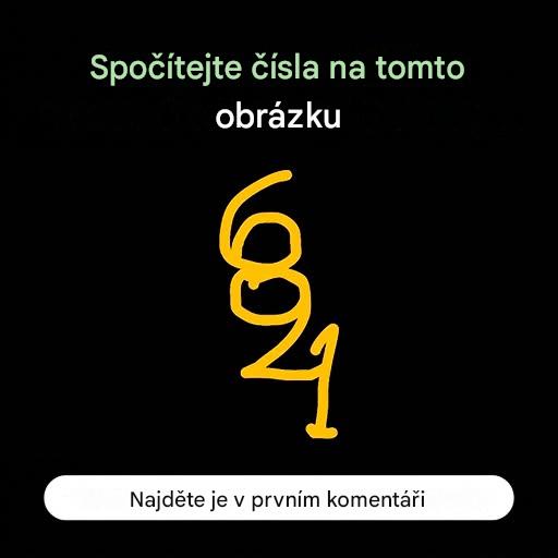 Otestujte si své orlí oko: kolik čísel vidíte v tomto optickém klamu?