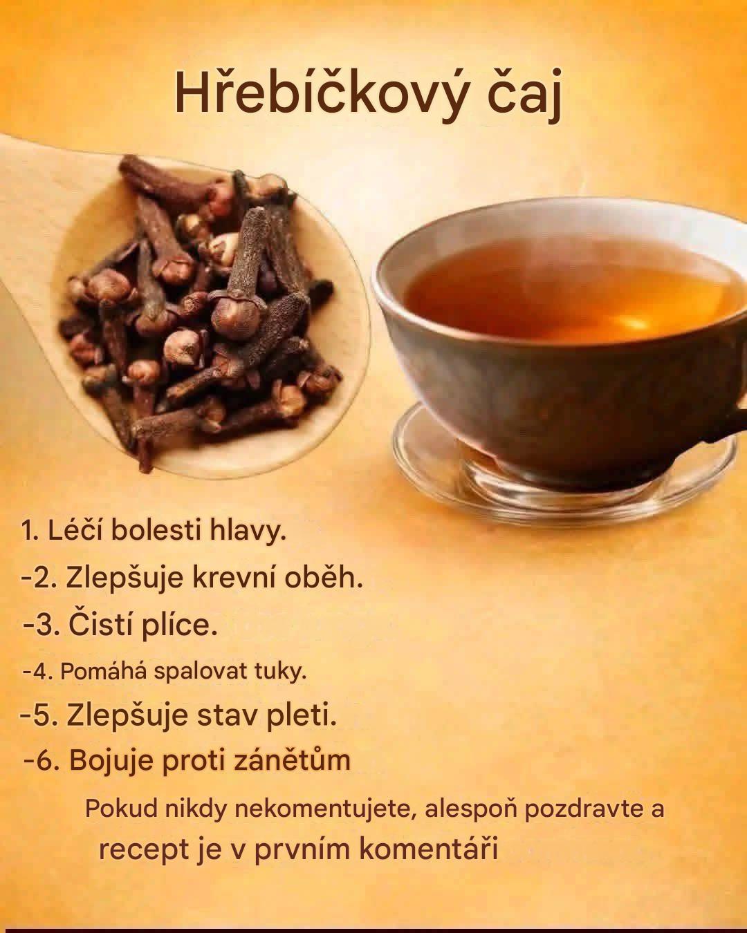 Recept a výhody hřebíčkového čaje