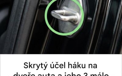 Západka dveří auta: její tajné funkce konečně odhaleny