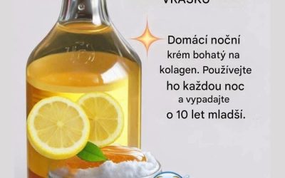 Domácí noční krém pro zářivou pleť realistická verze