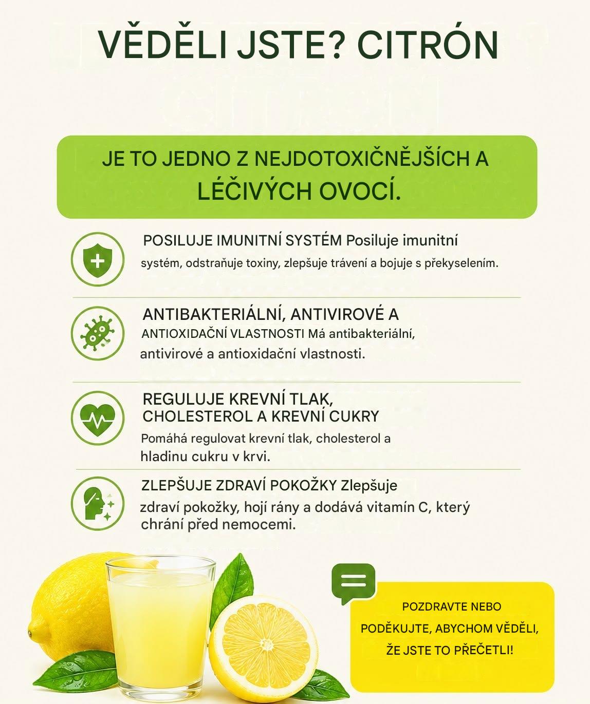 Citron: Ovoce s mnoha zdravotními výhodami