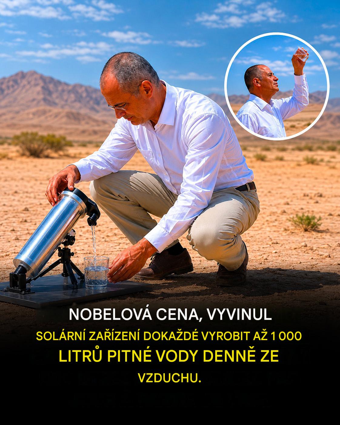 Ze vzduchu k vodě: vědecká revoluce Omara Yaghiho, nositele Nobelovy ceny za chemii