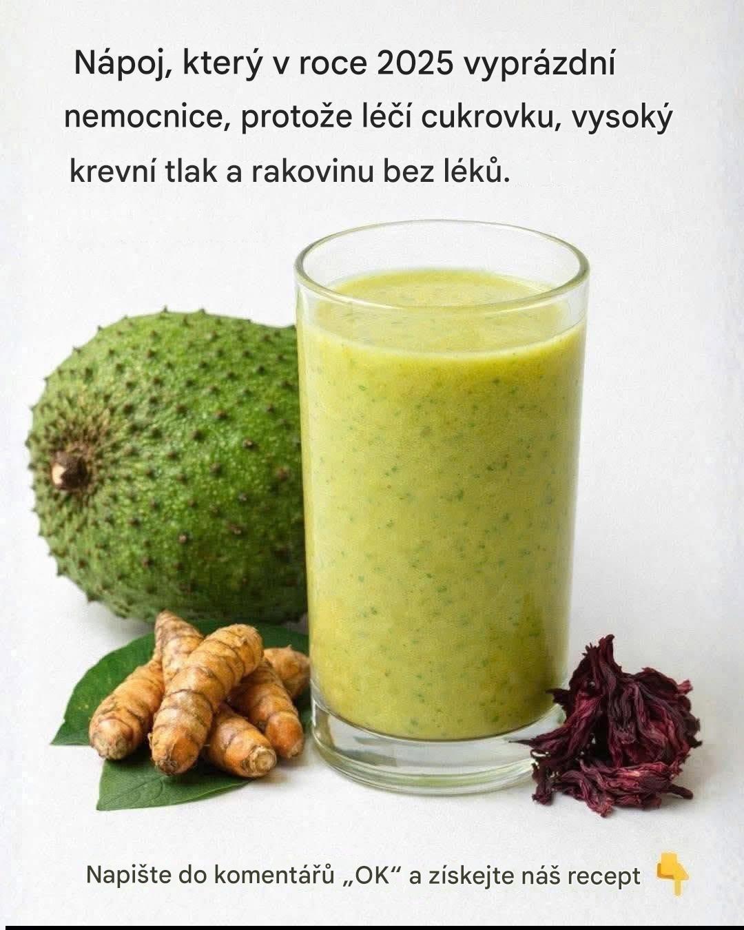 Wellness nápoje ze soursopu a kurkumy