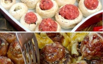 Plněné houbové kuličky: snadný recept na rychlou a chutnou večeři