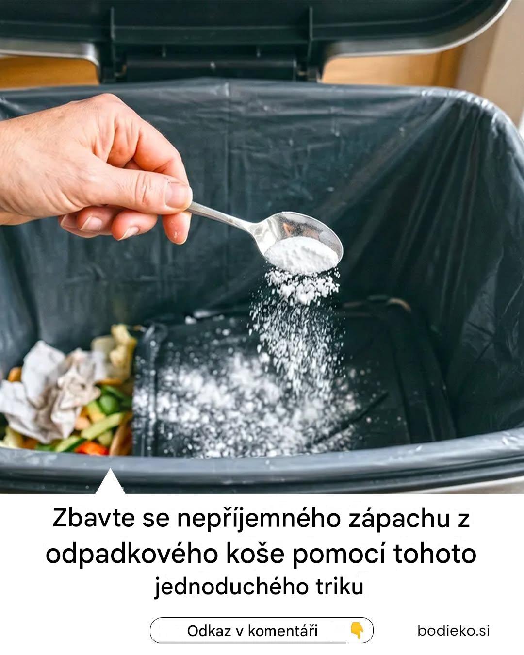 Zbavte se nepříjemného zápachu z odpadkového koše pomocí tohoto jednoduchého triku