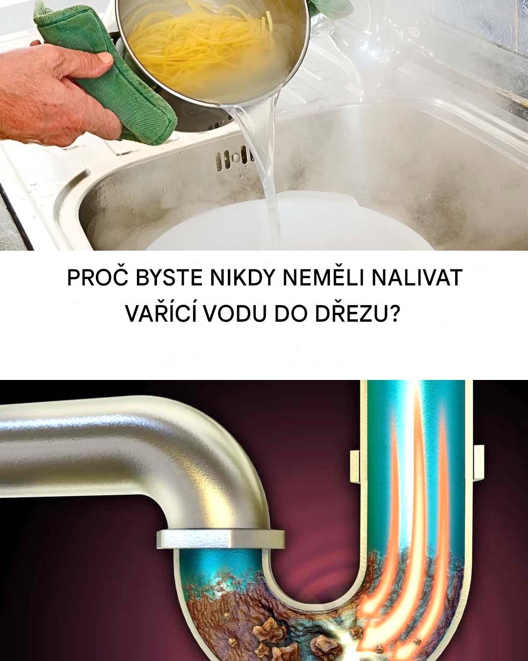 Tlakový dřez: proč je nalévání vroucí vody velmi špatný nápad