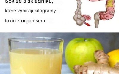 Kolorektální čistící šťáva: Jablek, zázvor a citron vyplavují toxiny