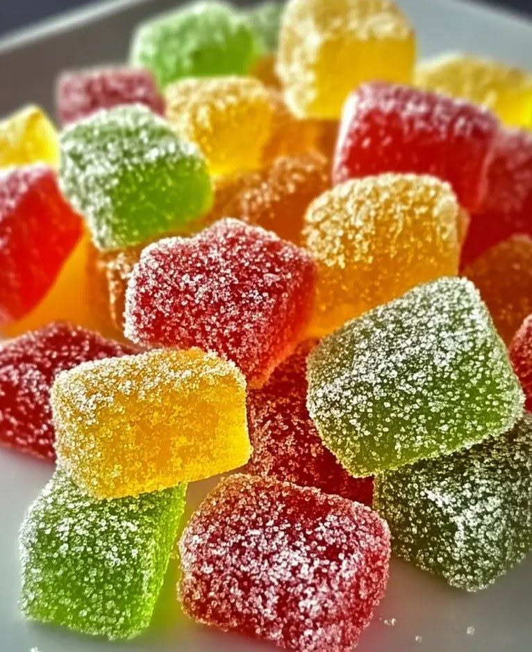 Lahodné domácí Sour Patch Kids s příchutí čerstvého ovoce