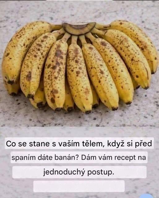 Pokud budete jíst banány večer, zvýšíte si… Zobrazit více