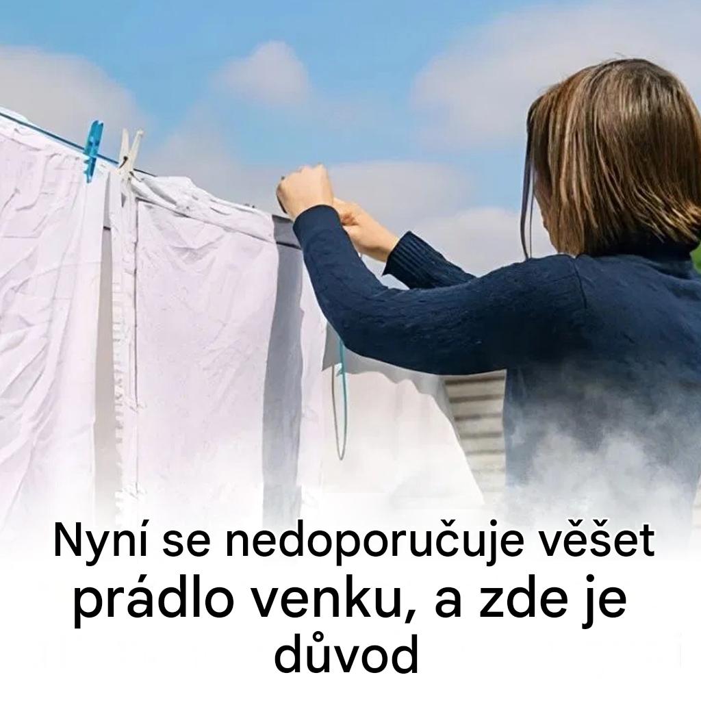 Sušení venku: málo známé riziko pro alergiky